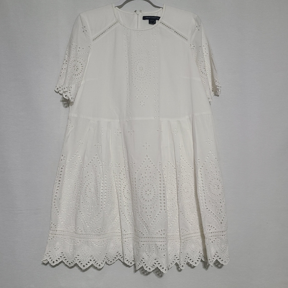 French Connection Women's Broderie Dress sz 8 - Picture 1 of 10